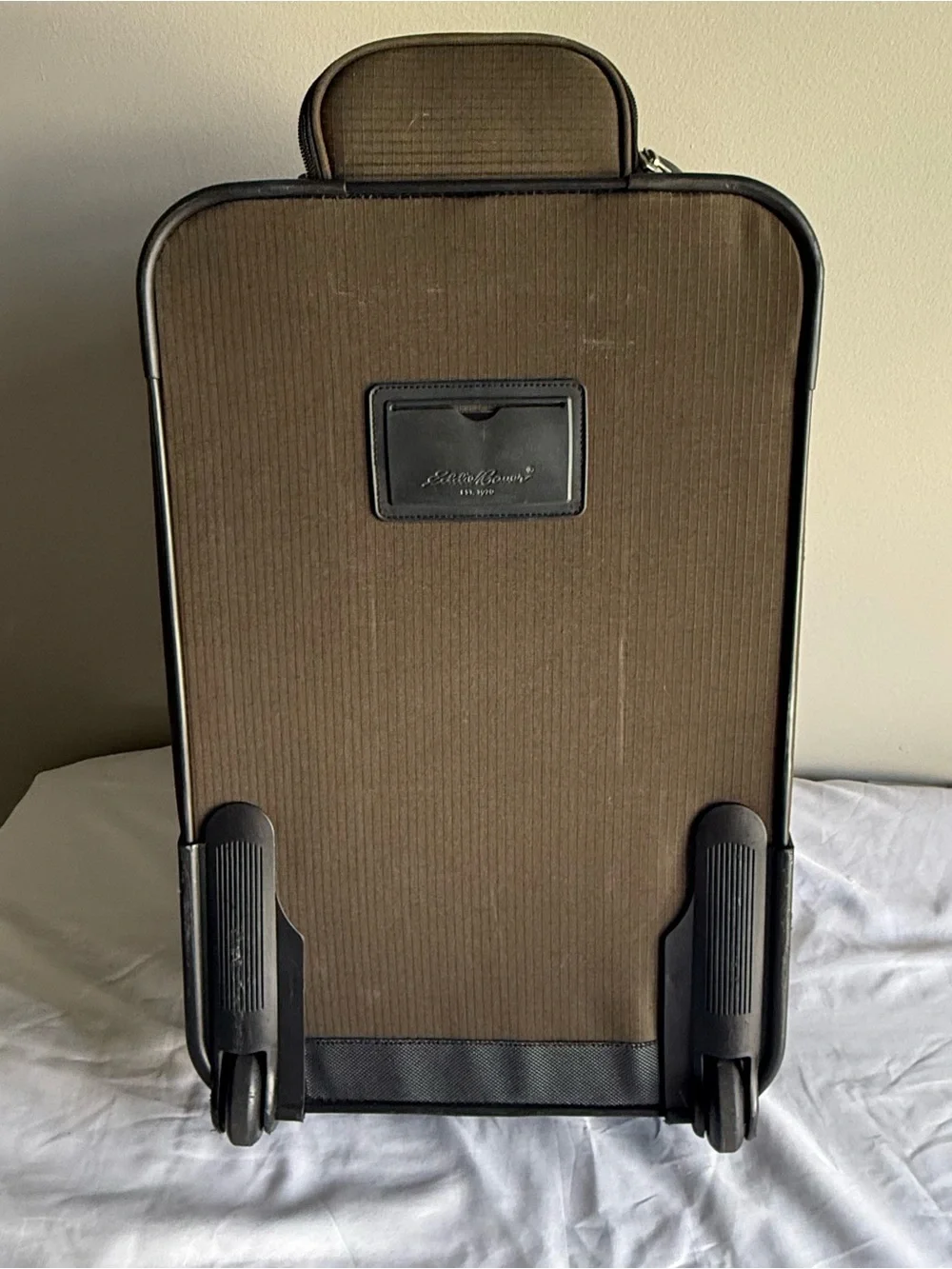 Eddie Bauer Brown Soft-Sided Carry-On Upright